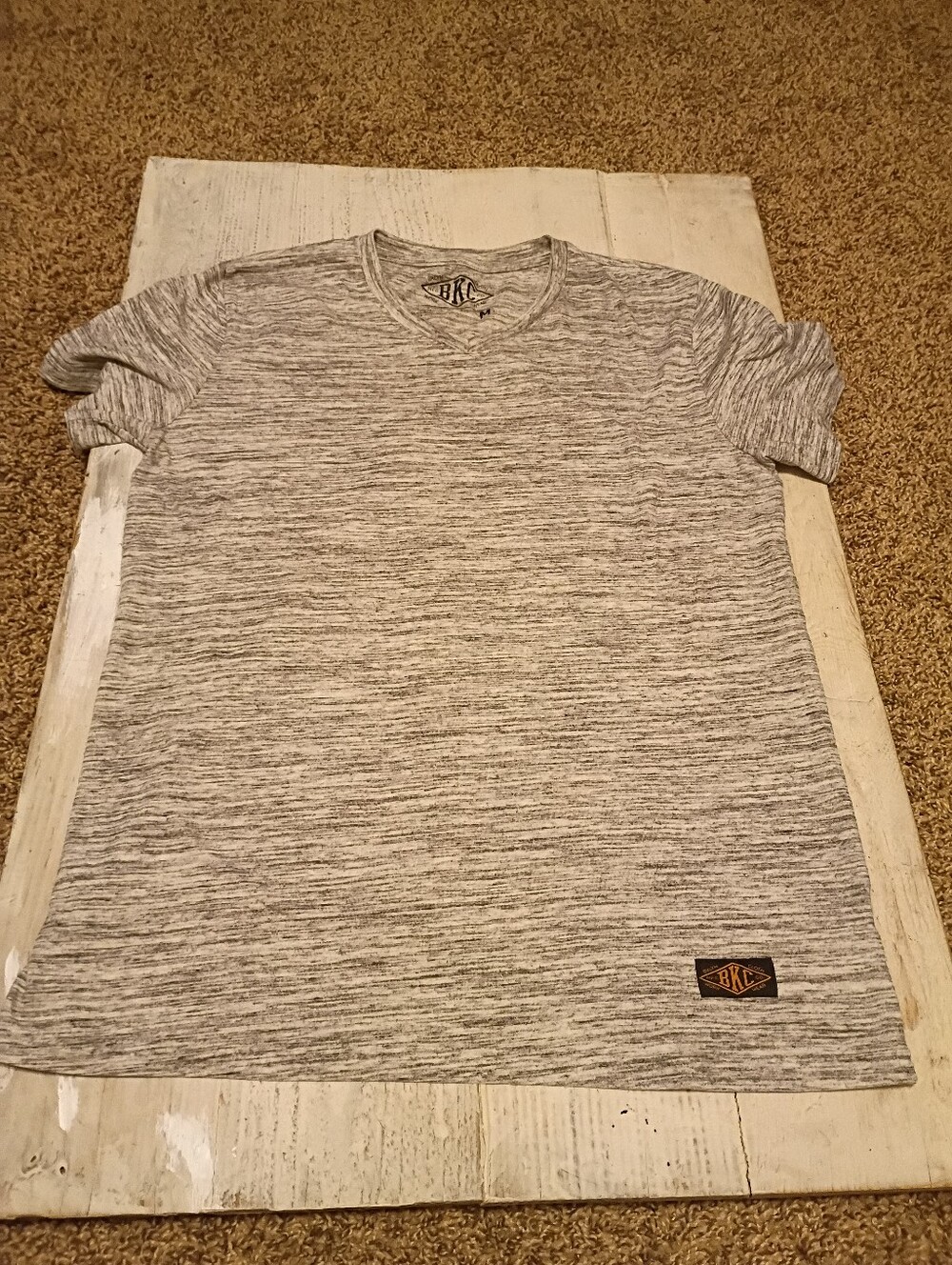 Women's gray heathered shirt size M in good condition
